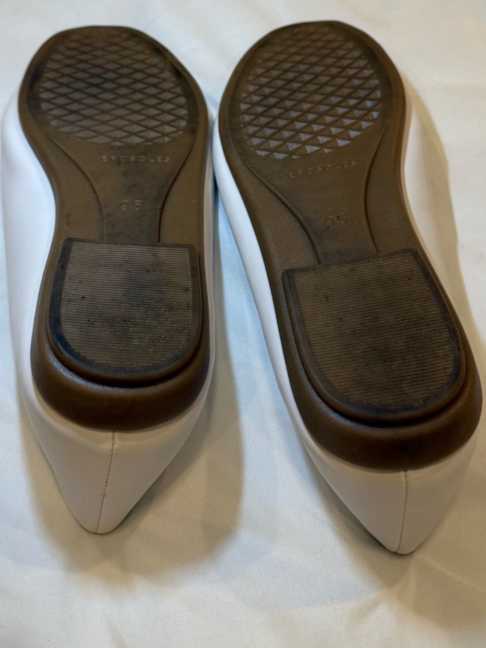 Aerosoles Brielle Woven Loafers | White | 9.5 - Picture 3 of 4